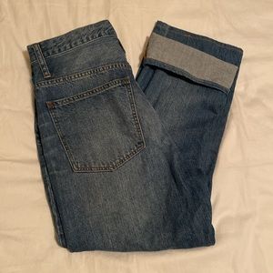 Madewell Rigid Straight Crop Jeans Size 31